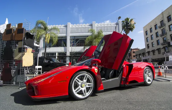 Картинка красный, Ferrari, supercar, Enzo Ferrari