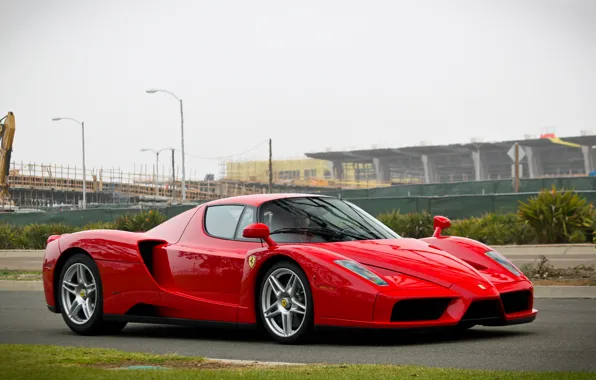 Картинка supercar, red, Ferrari, Enzo