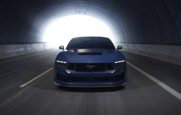 Mustang, Ford, Light, Ford Mustang, Front, Sight, 2024, Dark Horse