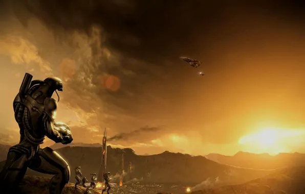 Mass effect, Нормандия, Мако, Геты