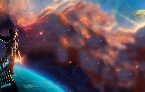 Космос, звёзды, дисней, Планета сокровищ, Джим Хокинс, Treasure Planet