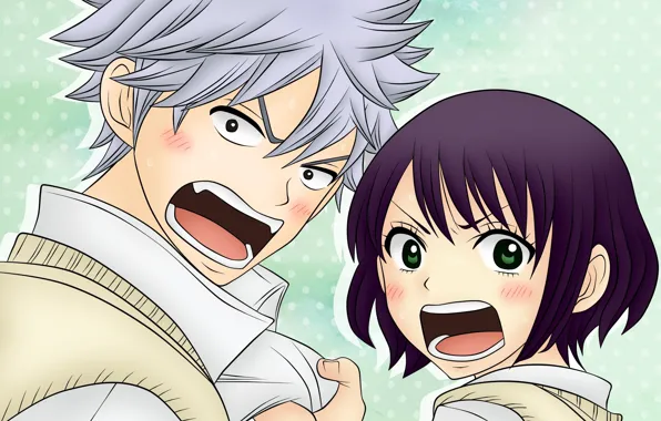 Девушка, парень, крики, Ямада-кун и семь ведьм, Yamada-kun and the Seven Witches, Miyabi Itou, Toranosuke …