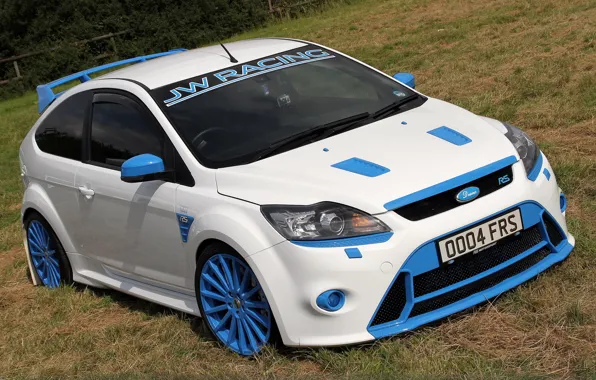 White, jw racing, ford. focus