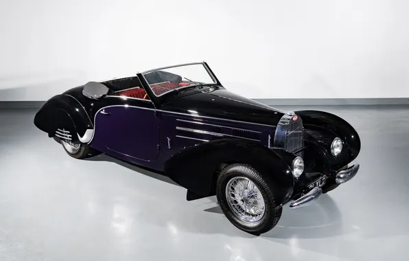 Bugatti, экстерьер, ретро автомобили, Cabriolet, 1939, Type 57C, Bugatti Type 57C, Aravis