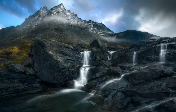 Природа, водопады, Norway, Romsdalen
