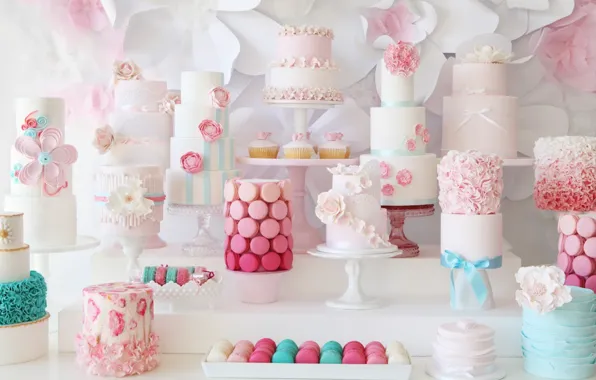 Украшения, сладкое, кексы, тортики, macaron