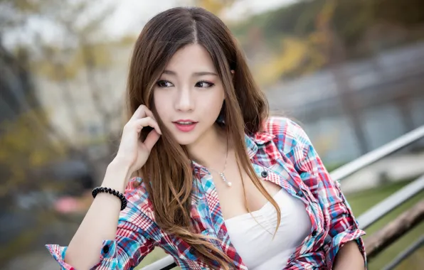 Губки, восточная девушка, chingcho Chang