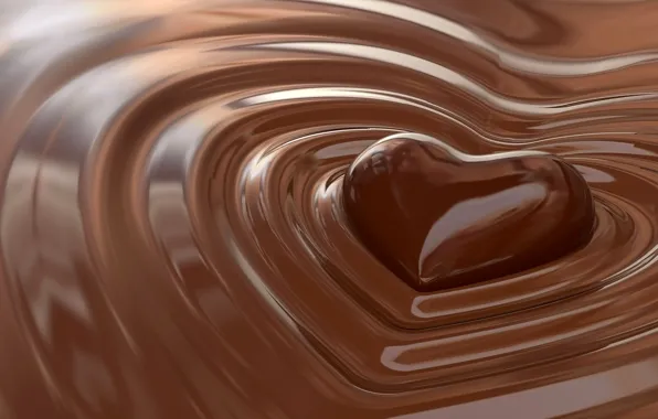 Волны, сердце, шоколад