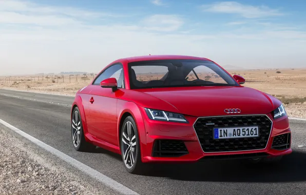 Вид спереди, Coupe, Quattro, 2018, Audi TT, 45 TFSI