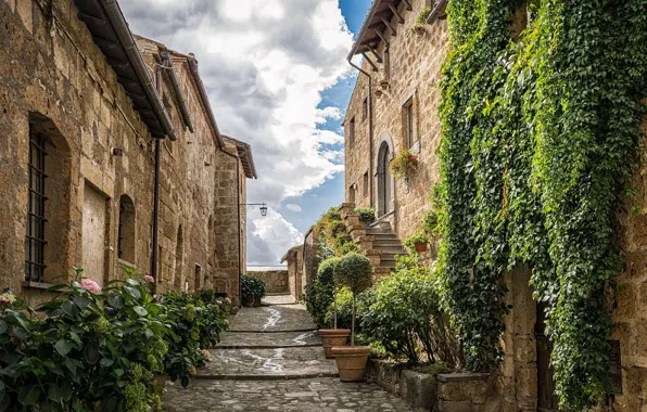 Город, дома, Италия, улочка, I Borghi più Belli d'Italia