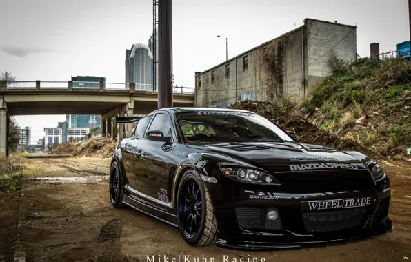 Black, mazda, tuning, rx-8