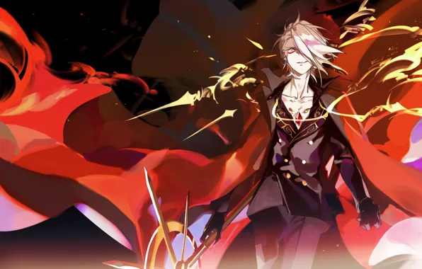 Улыбка, парень, Fate - Apocrypha, Red Lancer, Судьба Апокриф