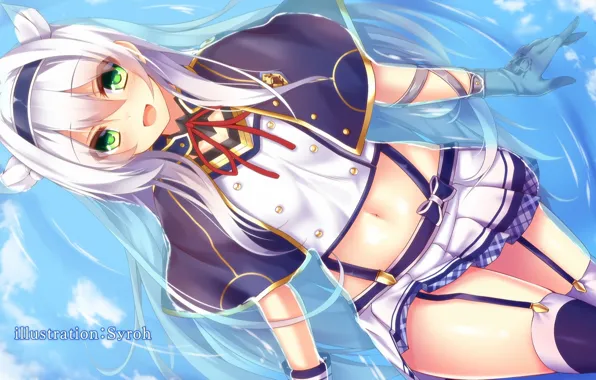 Девушка, аниме, арт, Rokudenashi Majutsu Koushi to Akashic Records