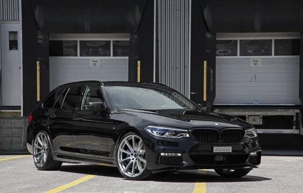Черный, бмв, BMW, универсал, 5-Series, G31
