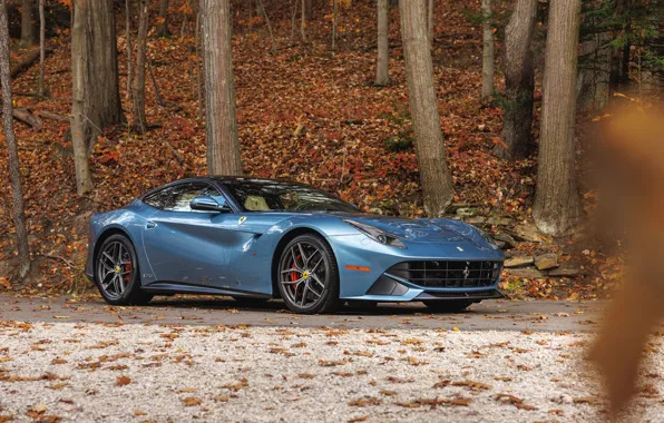 Ferrari, Autumn, Supercar, F12 Berlinetta