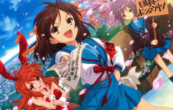 Картинка suzumiya haruhi no yuutsu, Меланхолия Харухи Судзумии, The Melancholy of Haruhi Suzumiya, Ikeda Shouko
