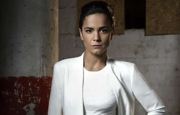 Взгляд, поза, макияж, фигура, актриса, сериал, Alice Braga, Алиси Брага