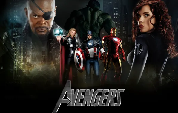 Картинка Scarlett Johansson, Мстители, The Avengers