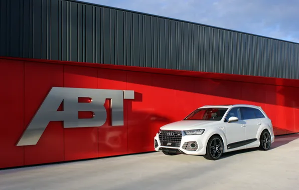 Картинка белый, Audi, ауди, ABT