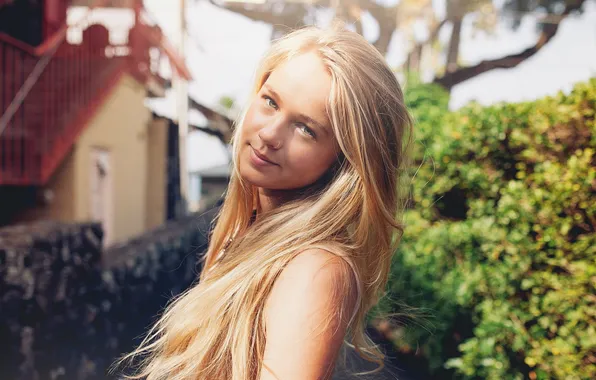 Лето, девушка, портрет