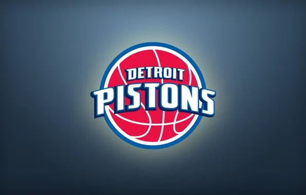 Спорт, Баскетбол, Фон, Логотип, NBA, Detroit, Pistons