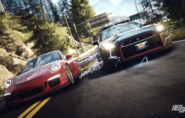 911, Porsche, GTR, Nissan, Need for Speed, nfs, 2013, Rivals