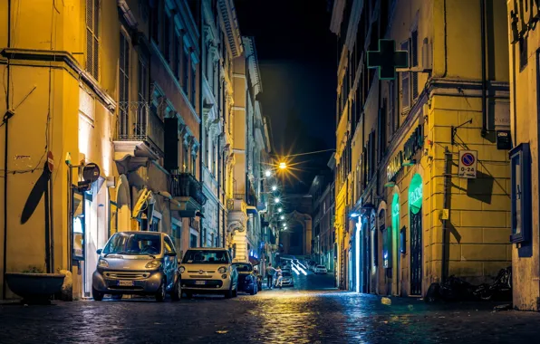 Машины, город, Рим, Италия, Rome, Ватикан