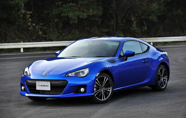 Картинка car, авто, синий, Subaru, автомобиль, subaru brz