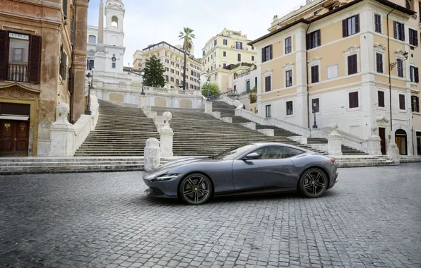 Италия, Ferrari, суперкар, Roma, 2020