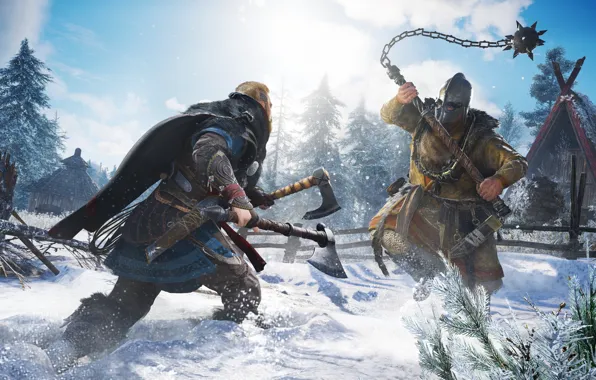 Битва, Assassin's Creed, викинги, Ubisoft Montreal, 2020, Valhalla, Assassin’s Creed Valhalla
