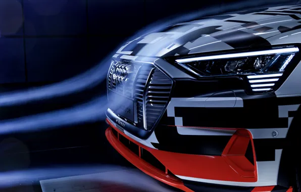 Картинка Audi, капот, перед, 2018, E-Tron Prototype