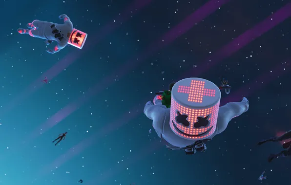 Космос, смайл, Fortnite