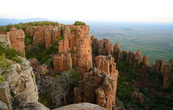 View, scenic, wild, national park, expanse, south-africa, valley of desolation