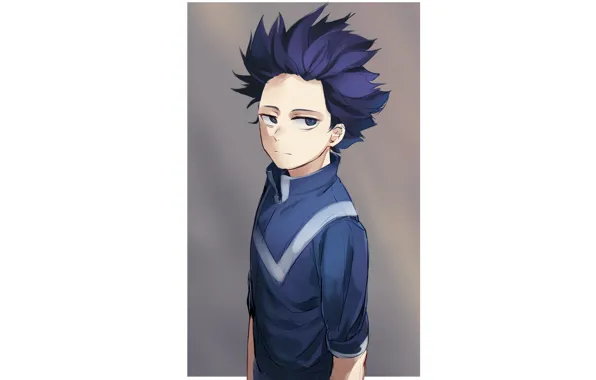 Парень, My Hero Academia, Boku No Hero Academia, Моя Геройская Академия, Shinsou Hitoshi