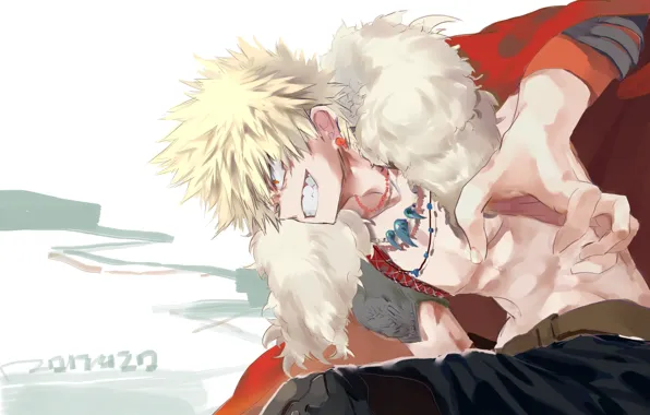 Улыбка, аниме, арт, парень, Boku no Hero Academia, Моя геройская академия