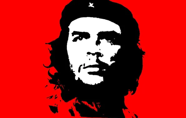 Красный, Че Гевара, Che Guevara, Куба, черный. революция