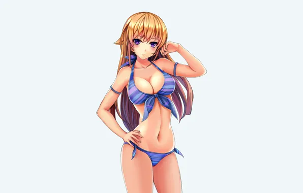 Anime, sexy, swimsuit, attractive, erotic, boobs, navel, handsome