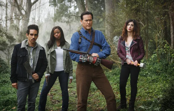 Обои Bruce Campbell, EVIL DEAD, Зловещие Мертвецы, Брюс Кэмпбелл.