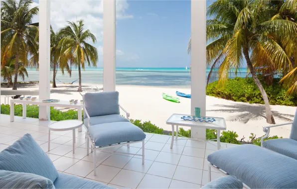 Мебель, вилла, интерьер, терраса, Grand Cayman