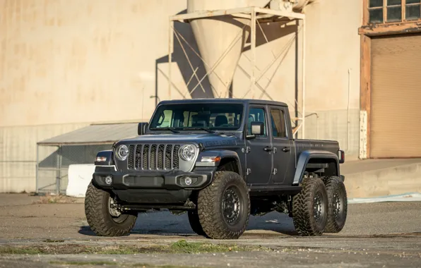 Front, Gladiator, Jeep, 6x6, 2021, Jeep Gladiator, Next Level