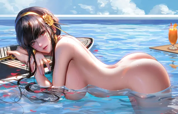 Girl, anime, art, erotic, fantasy art, Liang Xing, Spy x Family, Yor Briar