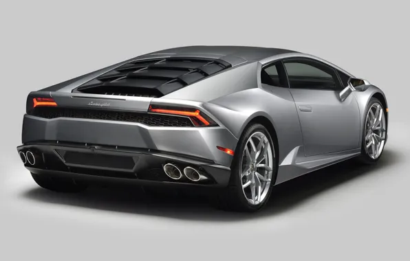 Lamborghini, суперкар, вид сзади, Ламборгини, Уракан, Huracan, 610-4