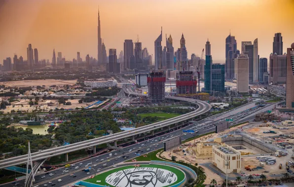 Картинка Дубай, небоскрёбы, ОАЭ