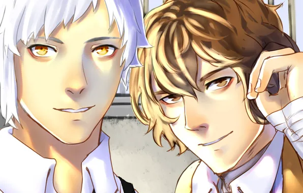 Парни, Bungou Stray Dogs, Дазай, Бродячие Псы: Литературные Гении, Атсуши Накаджима