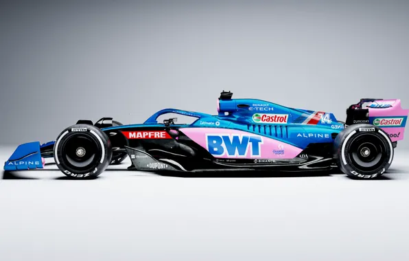 Картинка Formula One, Alpine, racing car, exterior, 2022, A522