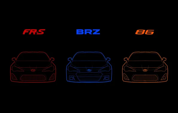 Картинка Subaru, Toyota, BRZ, GT86, FR-S, Scion