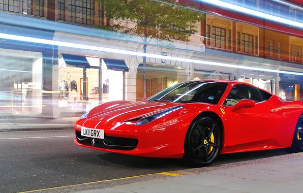 Картинка car, Ferrari, red
