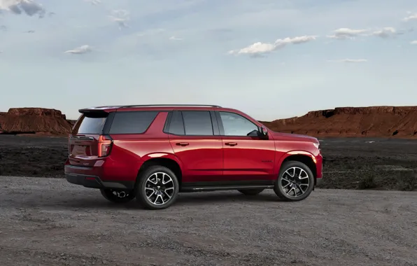 Картинка Chevrolet, вид сбоку, SUV, Tahoe, 2020