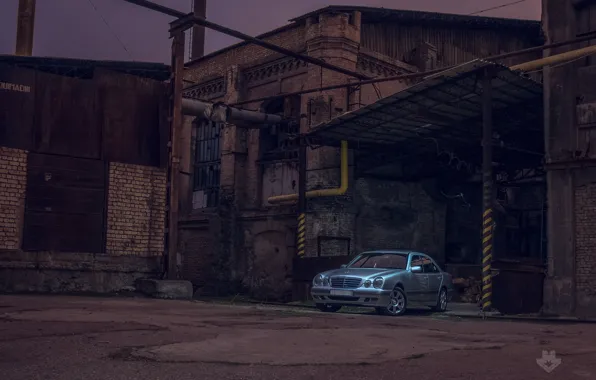 Mercedes, мерседес, factory, фабрика, w210