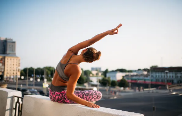 Yoga, posture, elongation